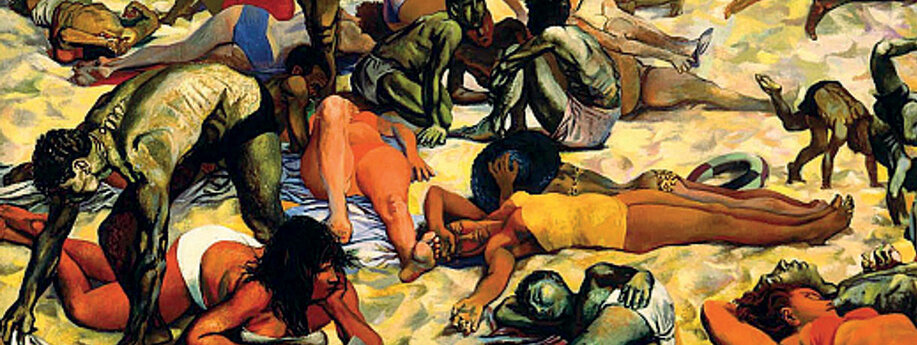 <br><br><br>RENATO GUTTUSO<br><br>Omaggio a Elio Vittorini<br><br>1987<br><br>Massa Marittima<br><br>Pinacoteca Comunale
